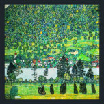 Foto Gustav Klimt - Cordilheira da Unterach<br><div class="desc">Cordilheira em Unterach/Slope em uma Floresta no Lago Attersee - Gustav Klimt,  Petróleo na Canvas,  1916</div>