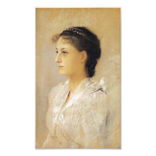 Foto Gustav Klimt Emilie Floge Impressão (Frente)
