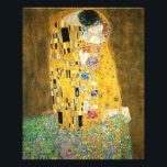 Foto Gustav Klimt O Beijo Vintage Art Nouveau Painting<br><div class="desc">Gustav Klimt The Kiss Vintage Art Nouveau Painting The Kiss (Em alemão: Der Kuss) foi pintado pelo pintor simbolista austríaco Gustav Klimt entre 1907 e 1908, ponto alto de seu período de Ouro, quando pintou várias obras em estilo semelhante. A pintura é amplamente considerada uma obra-prima do início do período...</div>