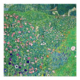 Foto Gustav Klimt - Paisagem do Jardim Italiano