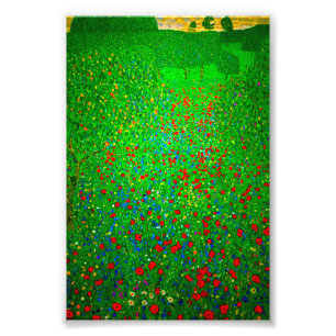 Foto Gustav Klimt Poppy Field