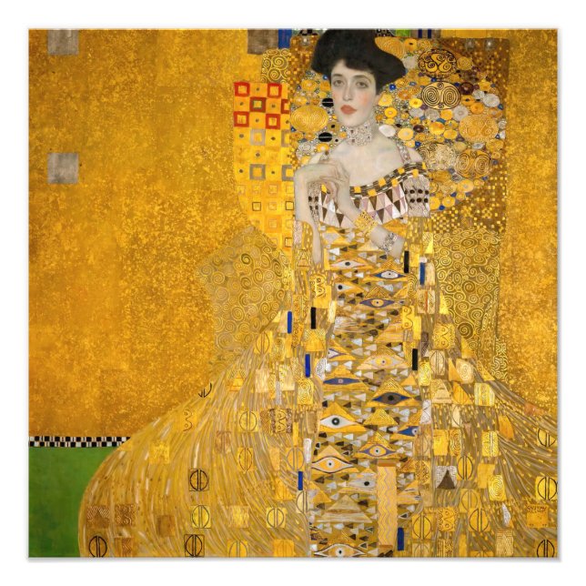 Foto Gustav Klimt - Retrato de Adele Bloch-Bauer I (Frente)