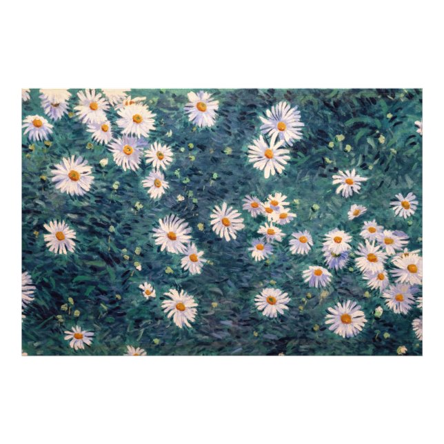 Foto Gustave Caillebotte - Cama de Margaridas, Detalhe (Frente)