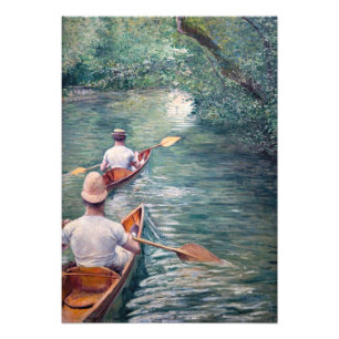 Foto Gustave Caillebotte - Canoas no Yerres