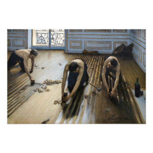 Foto Gustave Caillebotte - Os Raspadores de Piso
