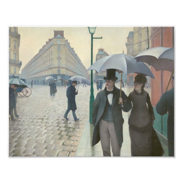 Foto Gustave Caillebotte - Paris Street; Rainy Day (Frente)