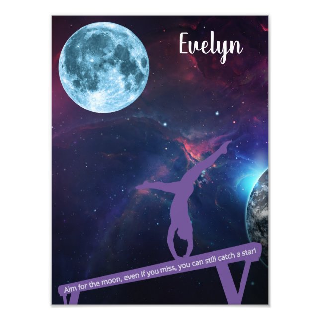 Foto Gymnastics Aim para a Lua (Frente)