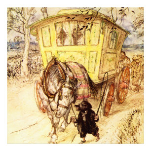 Foto Gypsy Wagon - Ouro tarde de Arthur Rackham