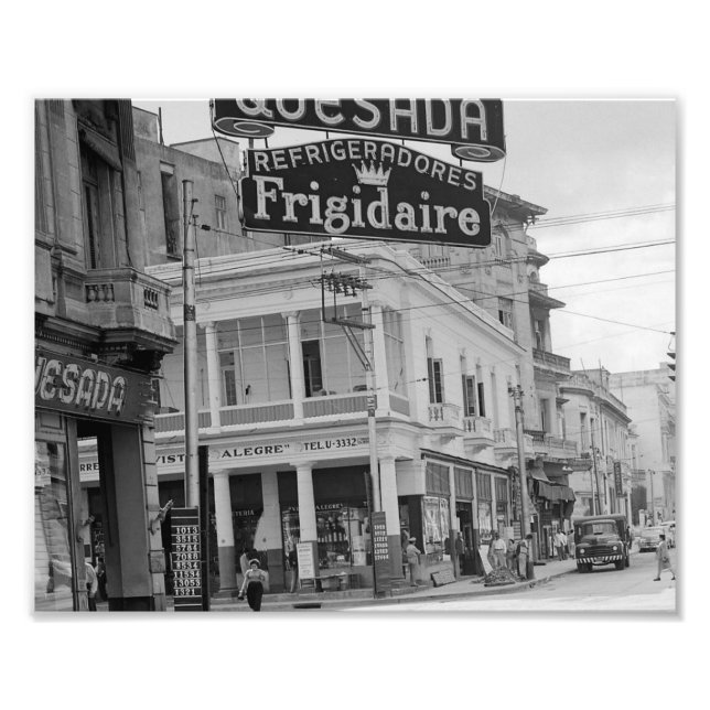 Foto Habana Cuba Lamparas Quesada 1955 (Frente)