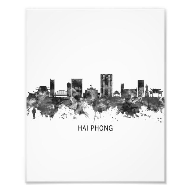 Foto Hai Phong Vietnam Skyline BW (Frente)