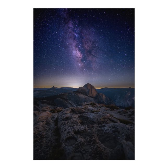 Foto Half Dome under Milky Way (Frente)
