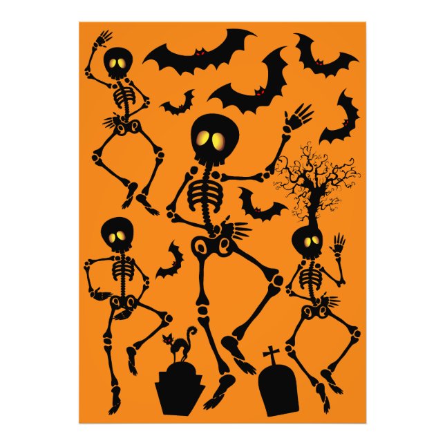 Foto Halloween Skeletons Macabre Dance (Frente)