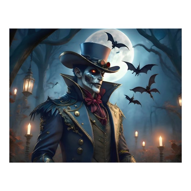Foto Halloween Steampunk Southern Gentleman Zombie (Frente)