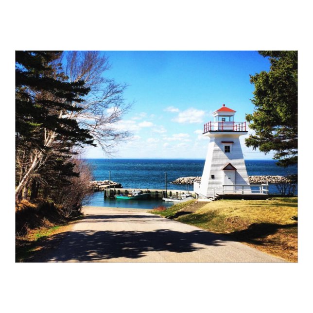 Foto Hampton Lighthouse Bridgetown Nova Escócia Canadá (Frente)
