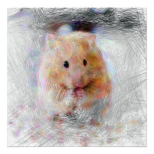 Foto hamster artístico