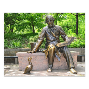 Foto Hans Christian Andersen em Central Park