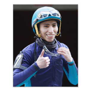 Foto Happy Jockey Luis Cardenas Impressão