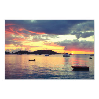 Foto Harbour Sunset no Grand Case, Rua Martin.