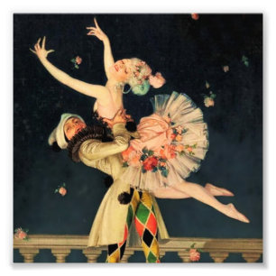 Foto “Harlequim e Colombina” por FX Leyendecker