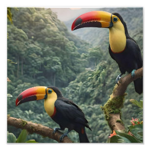 Foto Harmonia tropical: Dois tucanos na cobertura