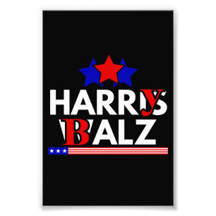 Foto Harris Walz 24 Harry Balz 2024 Meme Democratic