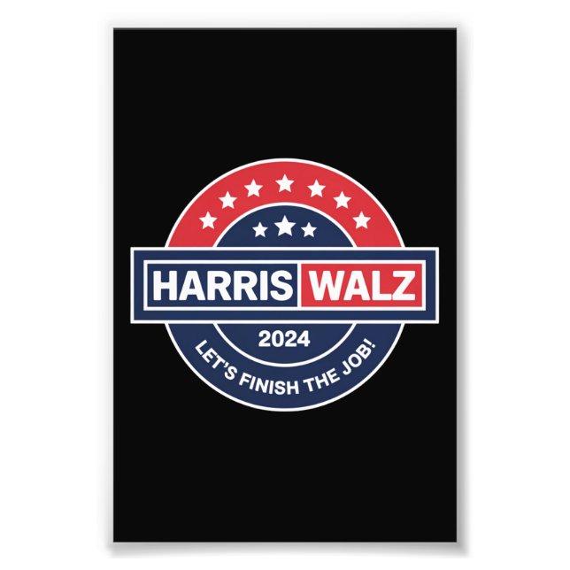 Foto Harris Walz 24 Kamala Harris Senhora Presidente 20 (Frente)