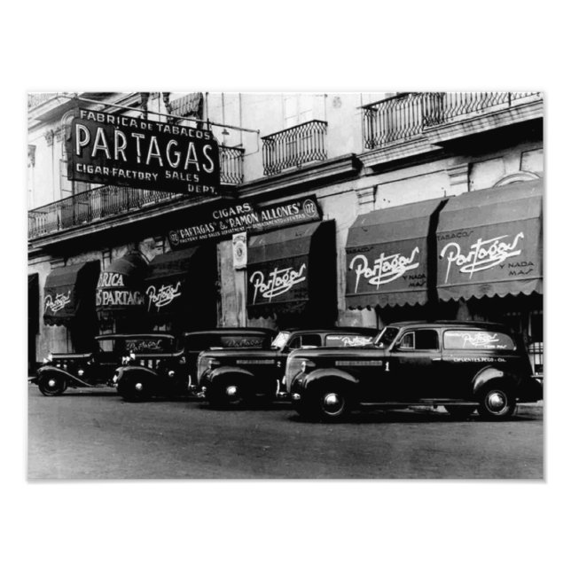 Foto Havana 1951 Fábrica de Cigarros Retroativos (Frente)