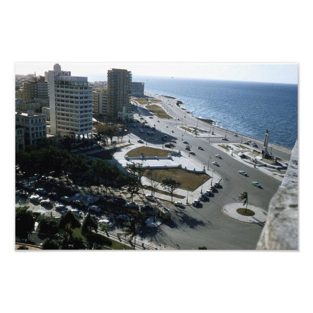 Foto Havana 1957 a cores (Frente)