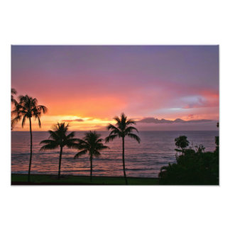 Foto Hawaii Tropical Sunset na Praia
