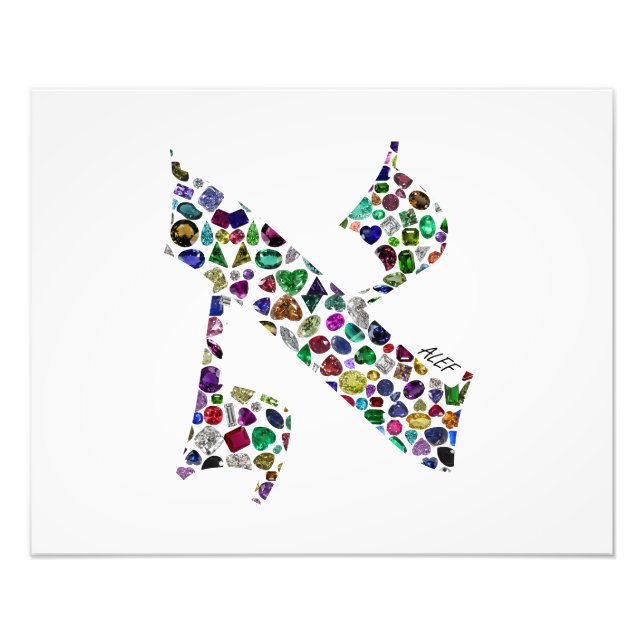 Foto Hebraico - Letra ALEF (Frente)