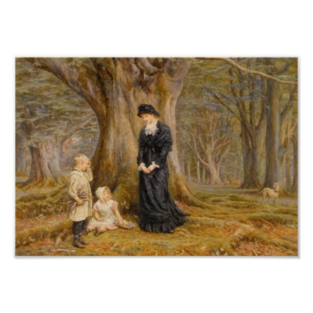 Foto Helen Allingham Vintage A Dama da Mansão (Frente)