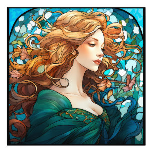 Foto Helena - Mulher Loura Escura no Estilo Art Nouveau