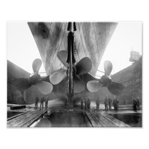 Foto hélices do Titanic
