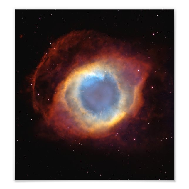 Foto Helix Nebula (Telescópio Hubble) (Frente)