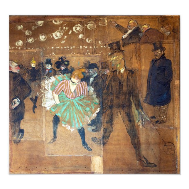 Foto Henri de Toulouse-Lautrec - Dança no Rouge (Frente)