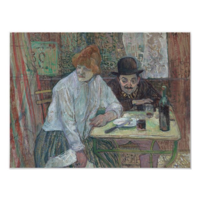 Foto Henri de Toulouse-Lautrec - No Café La Mie (Frente)
