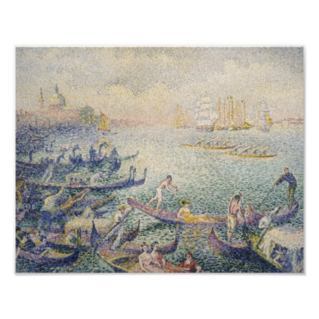 Foto Henri-Edmond Cross - Regatta em Veneza (Frente)