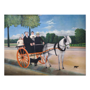 Foto Henri Rousseau - A Carroça do pai Junier