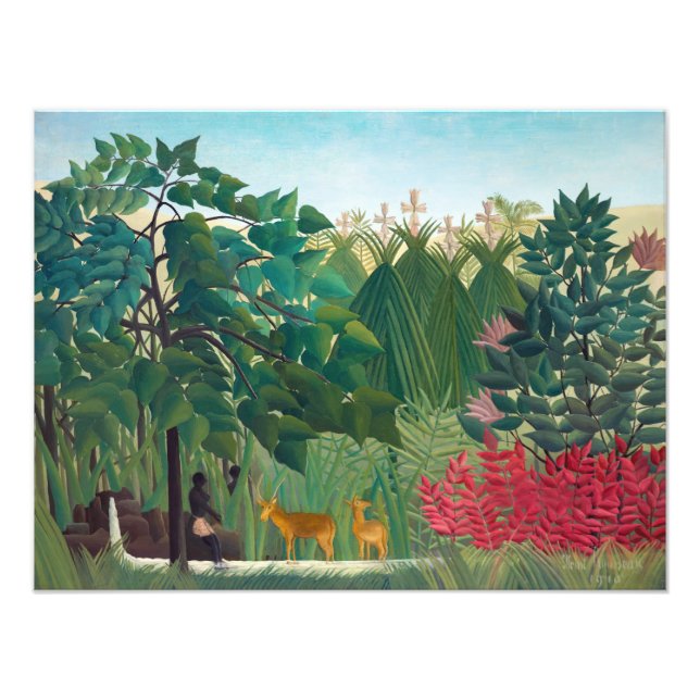 Foto Henri Rousseau - A Quebra d'Água (Frente)