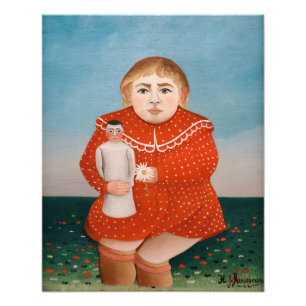 Foto Henri Rousseau - Criança com uma Boneca