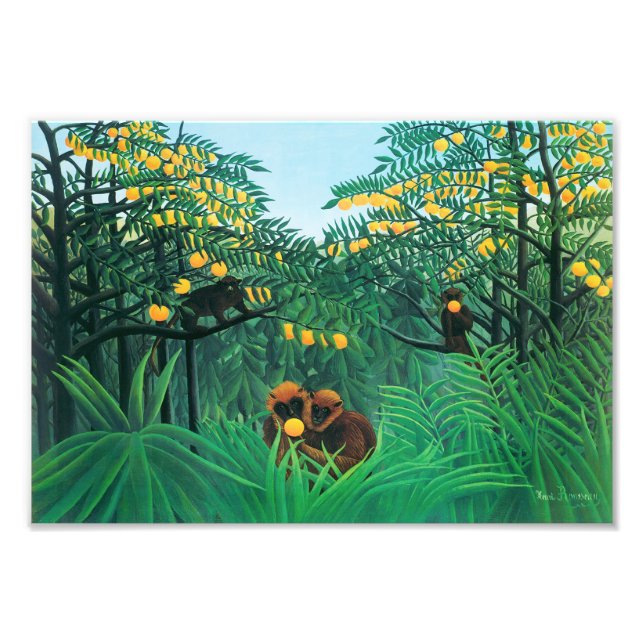 Foto Henri Rousseau, Impressão dos trópicos (Frente)