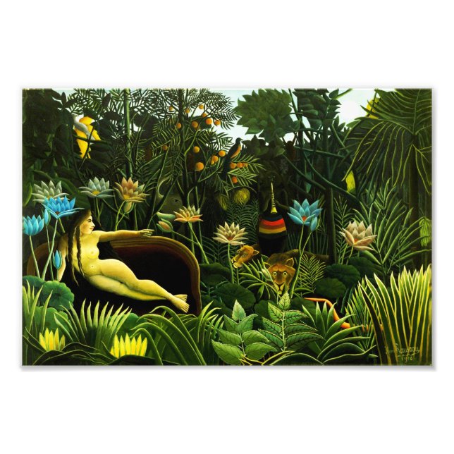 Foto Henri Rousseau O Impressão do Sonho (Frente)