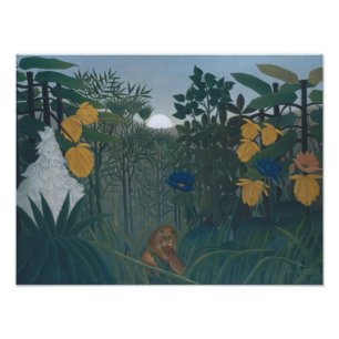 Foto Henri Rousseau - O Repassado do Leão