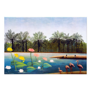 Foto Henri Rousseau - Os Flamingos