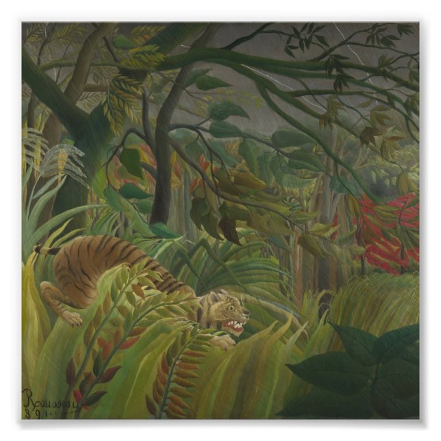 Foto Henri Rousseau - Surpreso (Frente)