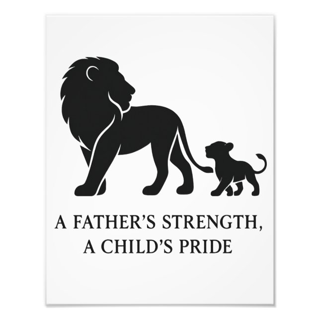 Foto Herói do Dia dos Pais Minimalista (Frente)