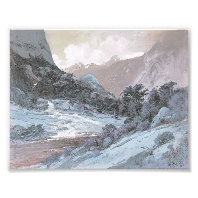 Foto Hetch_Hetchy_Side_Canyon, por William_Keith (mod) (Frente)