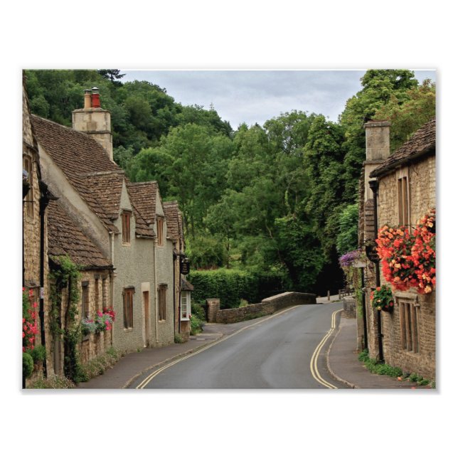 Foto Hi Def Photoographic Castle Combe Inglaterra (Frente)