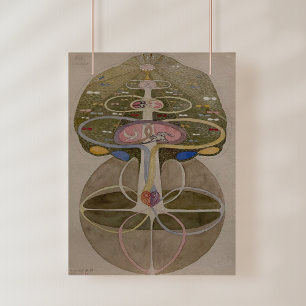 Foto Hilma Af Klint, Árvore Do Conhecimento N.º 1, Abst