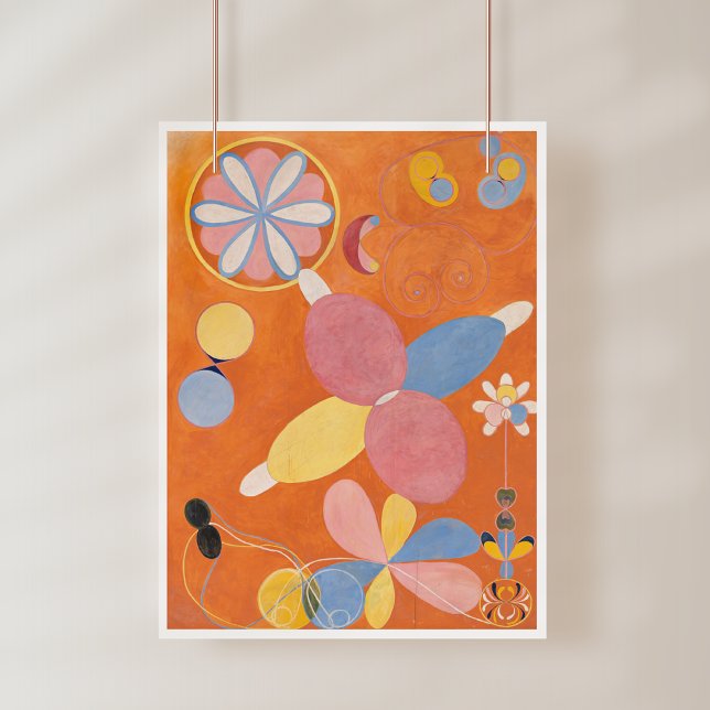 Foto Hilma Af Klint, Os Dez Maiores No4, Abstrato Art (Criador carregado)